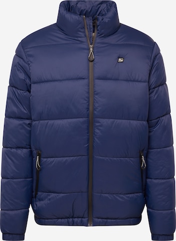 BLEND Winter Jacket in Blue: front