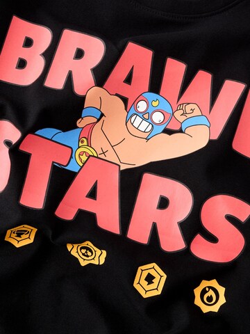 NAME IT Shirt 'Brawl Stars' in Zwart