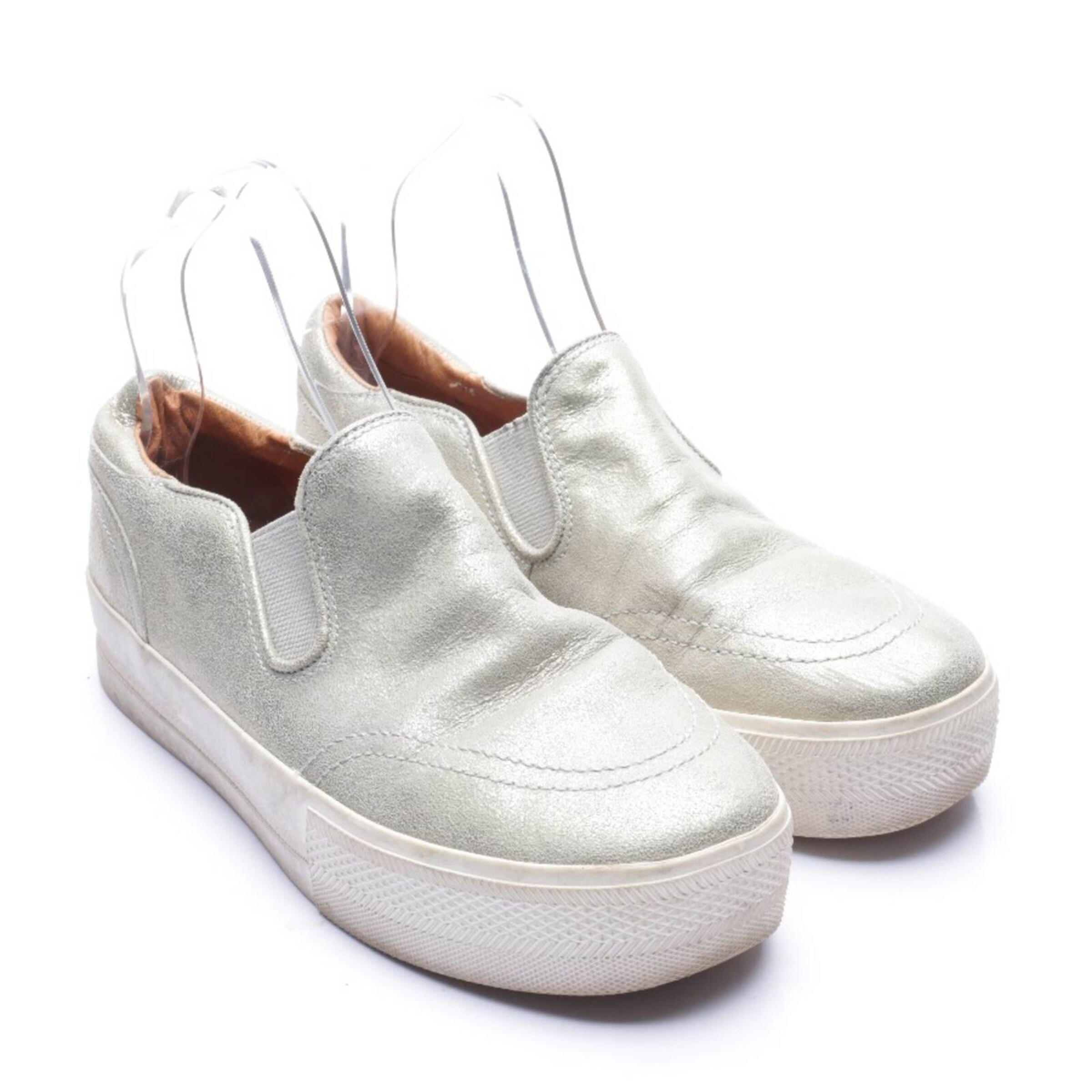 ASH Halbschuhe 38 in Silber: Vorderseite