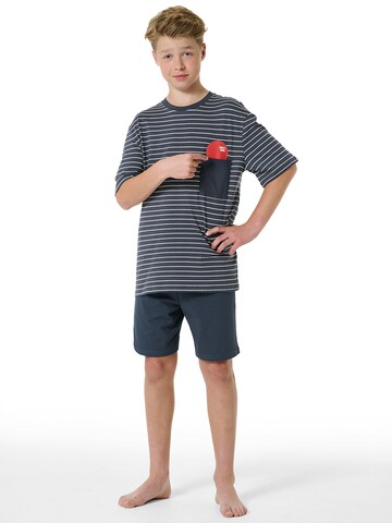 SCHIESSER Nachtkledij ' Nightwear ' in Blauw: voorkant