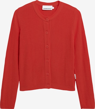 ARMEDANGELS Gebreid vest in Oranje: voorkant