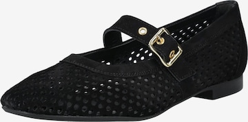 Ballerines à lanières Paul Green en noir : devant