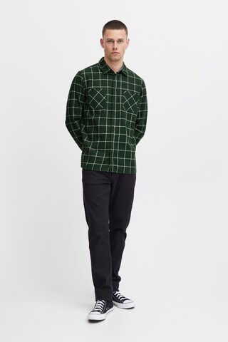 BLEND Regular fit Button Up Shirt in Green