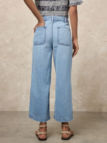 Next Zvonové kalhoty Džíny – modrá