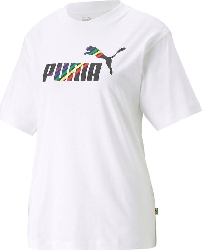 PUMA T-Shirt 'Love Is Love' in Weiß