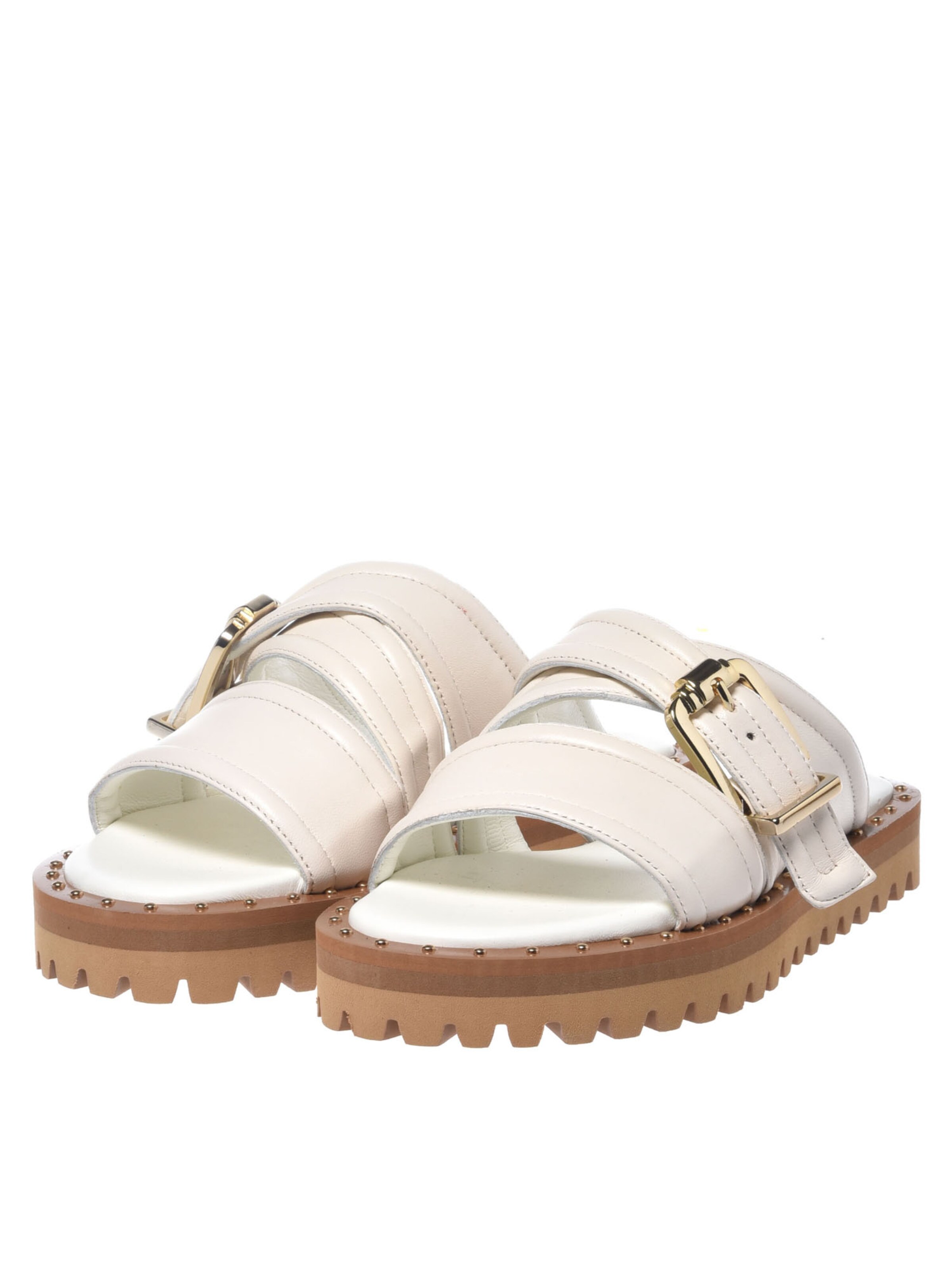 Mule BALDININI en blanc