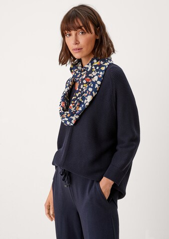 s.Oliver Tube Scarf in Blue: front