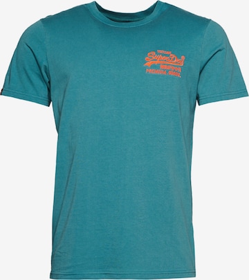 Superdry T-Shirt in Blau: predná strana