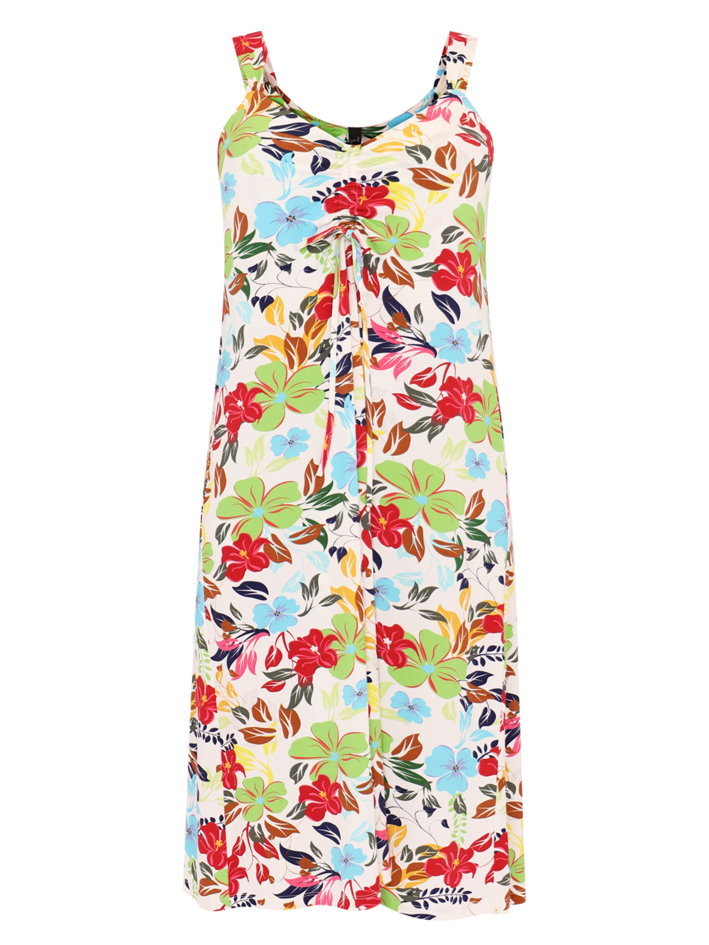 Robe YOEK en mélange de couleurs : devant