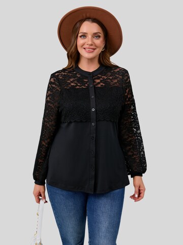 LapaPlus Bluse in Schwarz