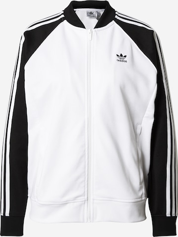 ADIDAS ORIGINALS Sweatjacka 'LOOSE' i svart: framsida