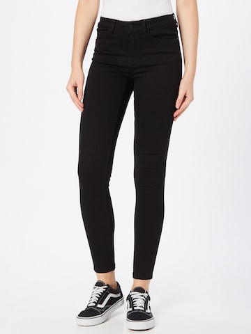 Skinny Jeans de la Noisy may pe negru: față