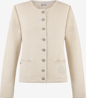 STOCKERPOINT Strickjacke 'Malou' in Beige: predná strana