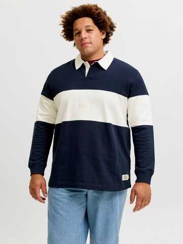 Sweat-shirt JACK & JONES en bleu : devant