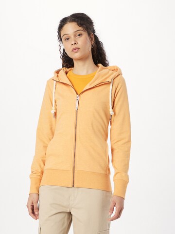 Ragwear Sweatjacke 'PAYA' in Orange: Vorderseite