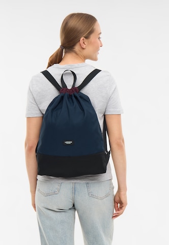 LARKSON Gym bag 'No 7' in Blue: front