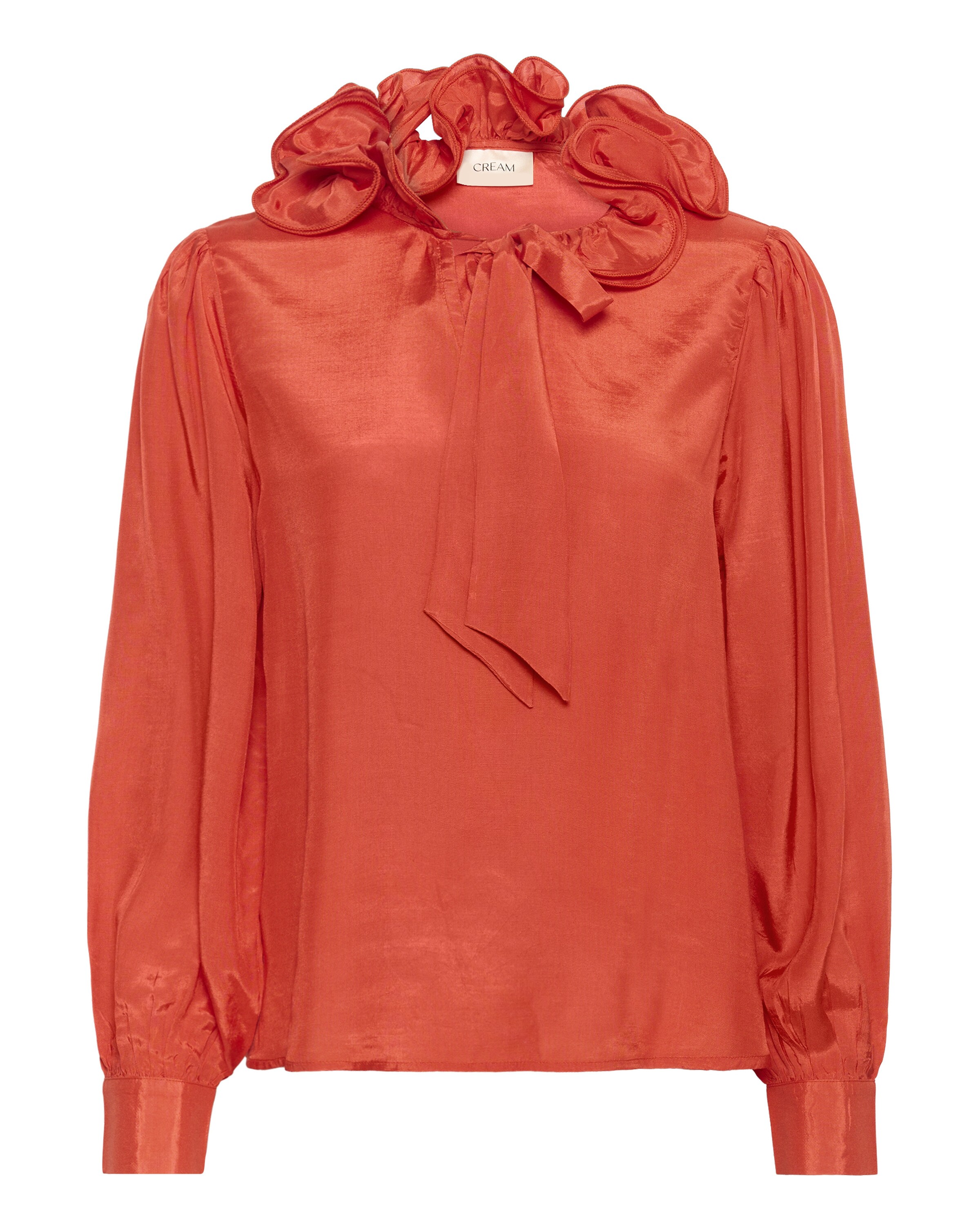 Cream Blouse 'CRBeatrice' in Red: front