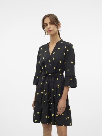 VERO MODA Shirt Dress 'ZERA' in Black: front