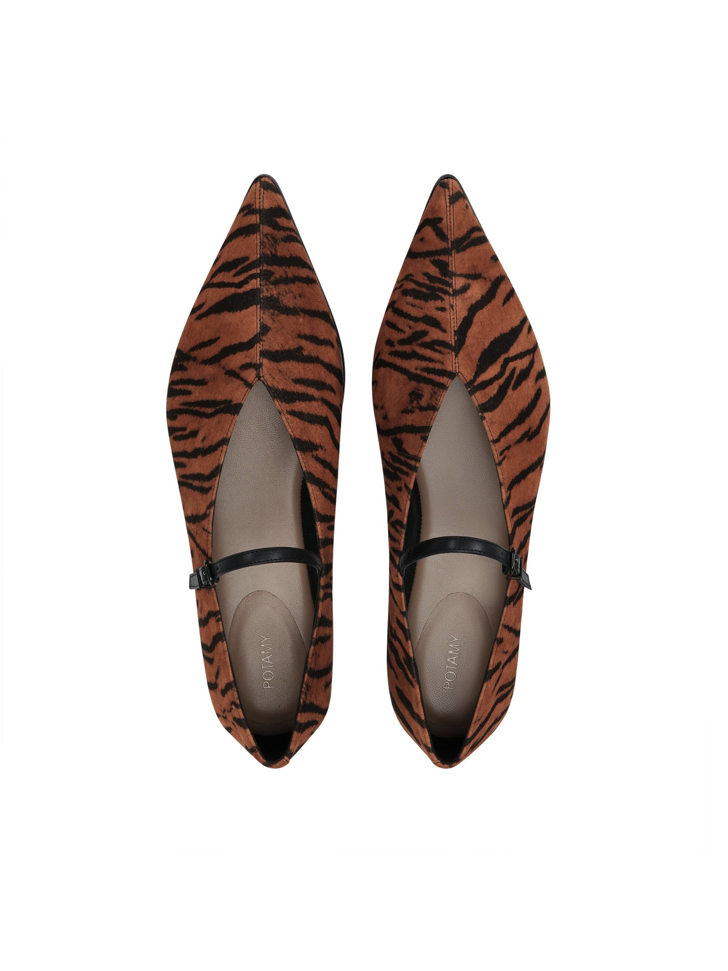Potamy Ballet Flats with Strap in Mixed colors