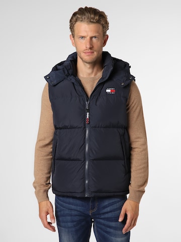 Gilet 'Alaska' Tommy Jeans en bleu : devant