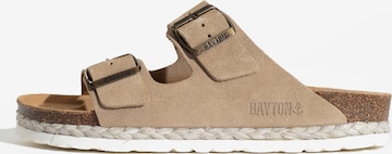 Bayton Mule in Beige: front