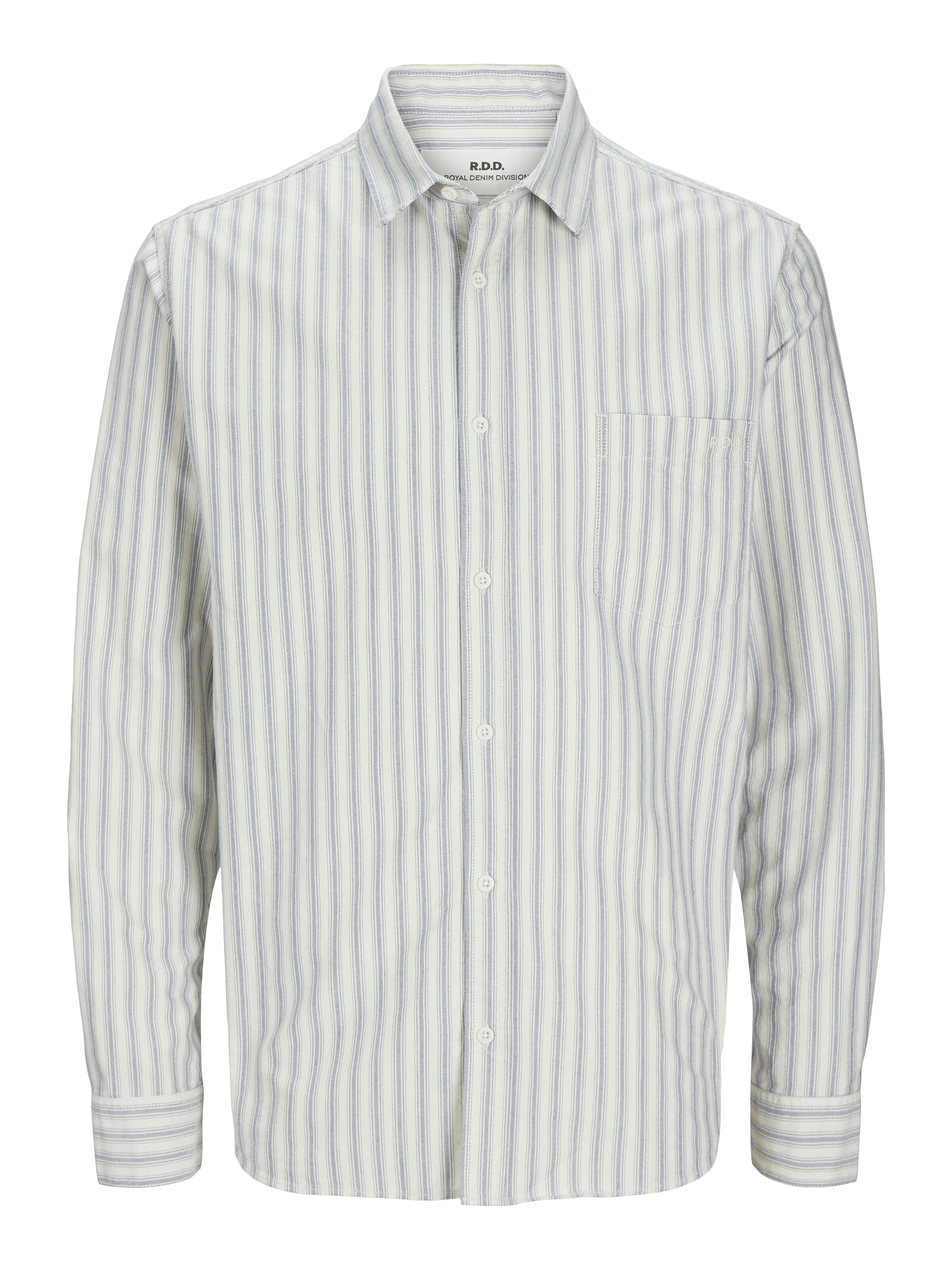 JACK & JONES Regular fit Overhemd 'RDDLESNER' in Wit: voorkant