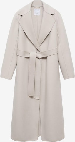 MANGO Преходно палто в бяло: отпред