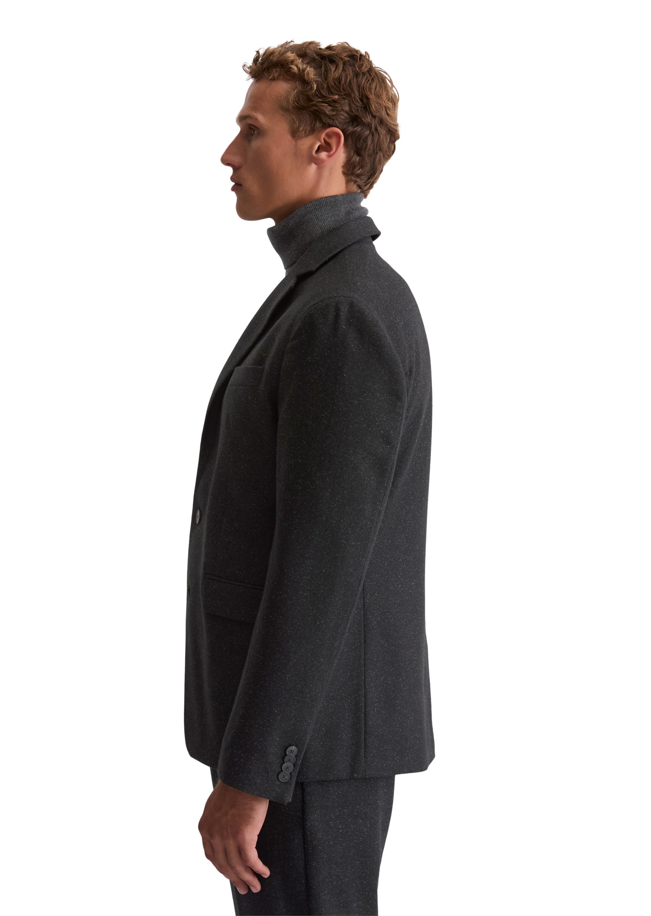 Marc O'Polo Regular Fit Sakko in Schwarz