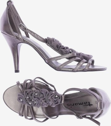 TAMARIS Sandals & High-Heeled Sandals in 39 in Grey: front