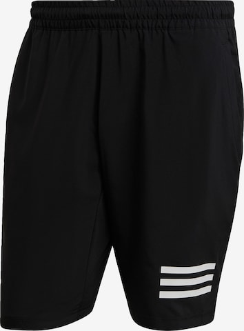 ADIDAS PERFORMANCE Shorts 'Club 3-Stripes' in Schwarz: Vorderseite
