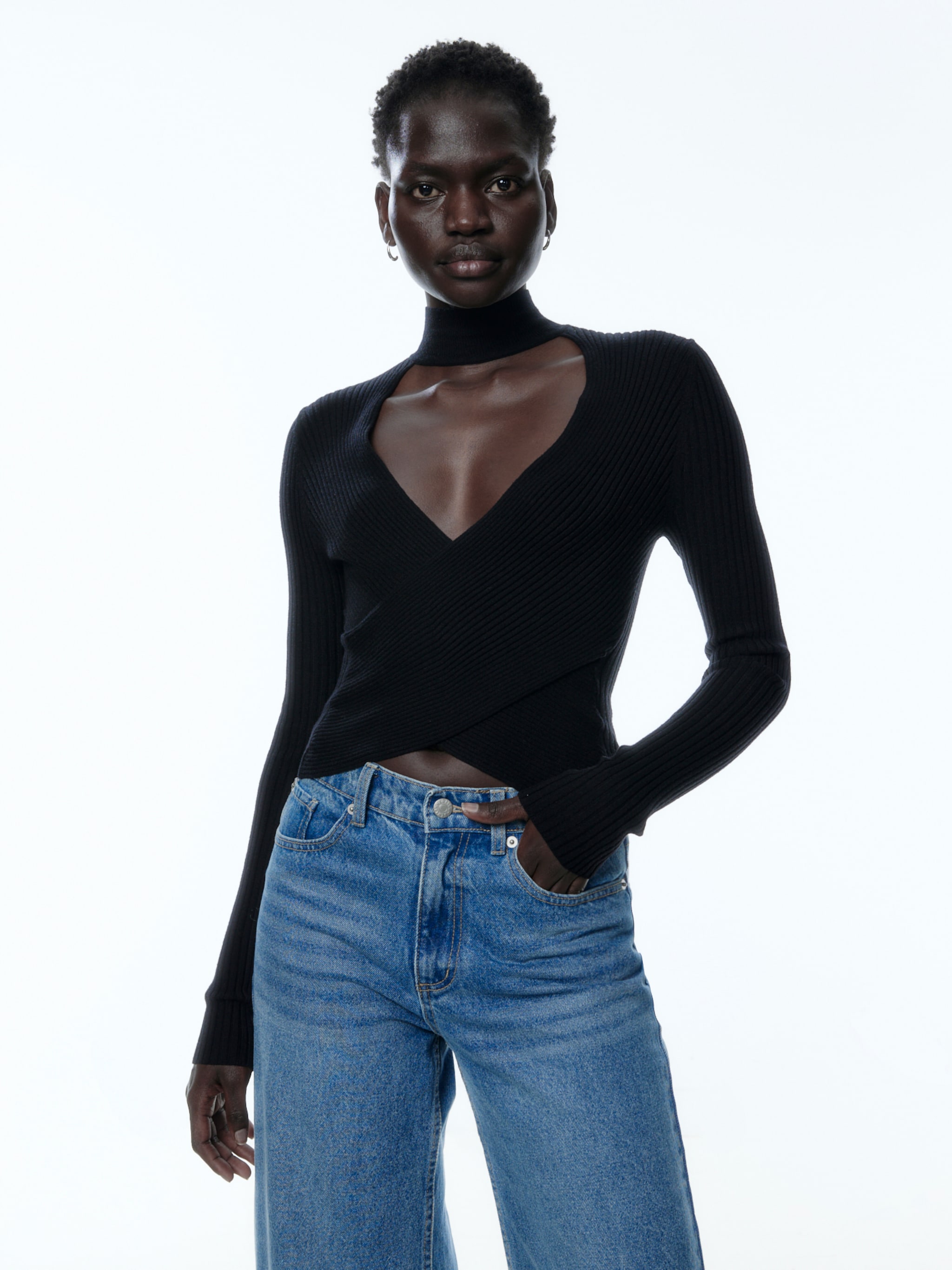 EDITED Produkte Pullover 'Ramina' schwarz