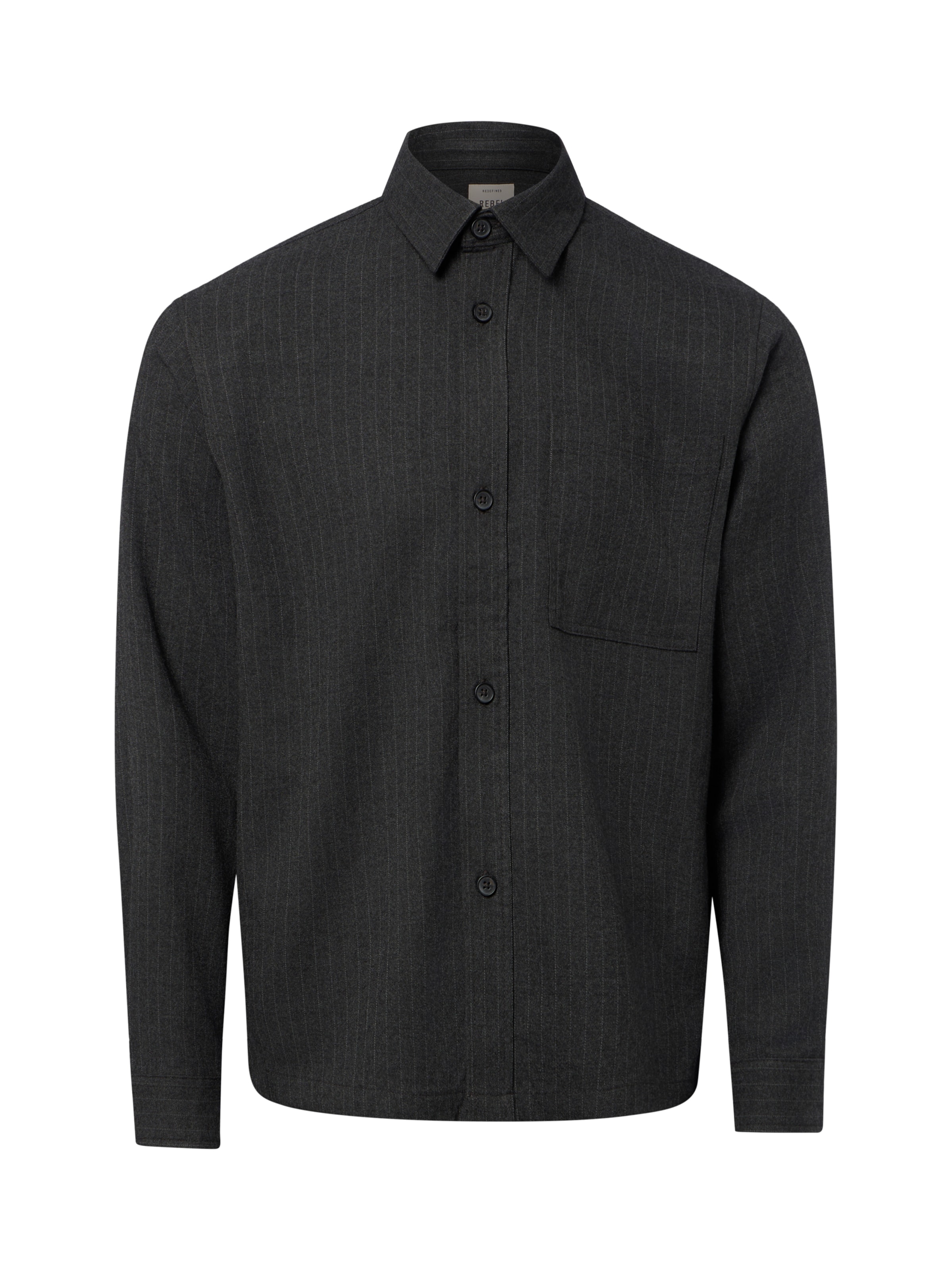 Redefined Rebel Regular Fit Hemd 'Karl' in Braun: Vorderseite