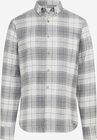 Bruun & Stengade Button Up Shirt 'Fauske' in Grey: front