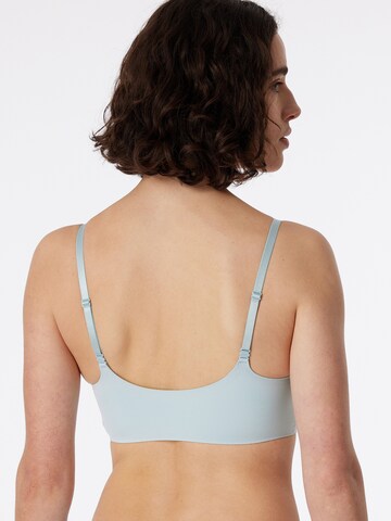 SCHIESSER Bustier BH 'Invisible Soft' in Blau