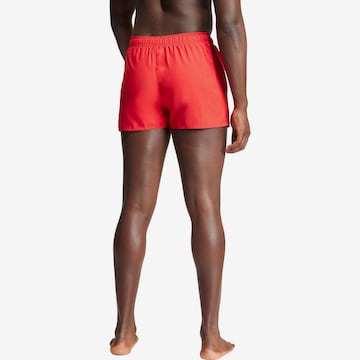 ADIDAS PERFORMANCE Sportbadehose 'Essential' in Rot