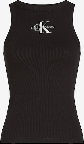 Calvin Klein Jeans Top in Black: front