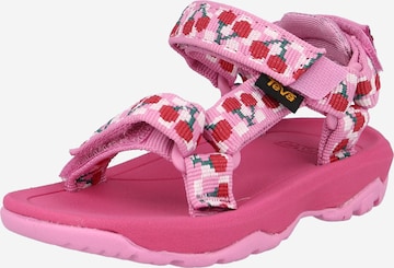 Sandales TEVA en rose : devant