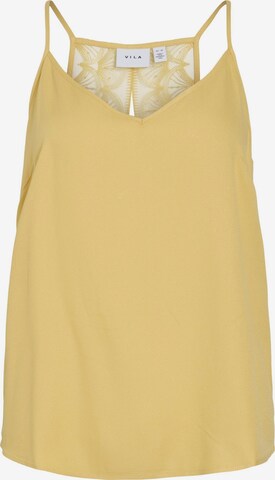 VILA Top in Yellow: front