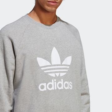 ADIDAS ORIGINALS Sweatshirt 'Adicolor Classics Trefoil' in Grey