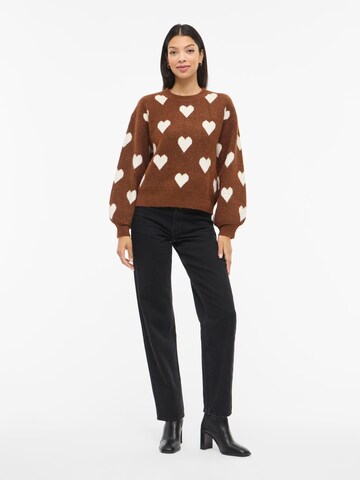 VILA Trui 'VILUNA' in Bruin