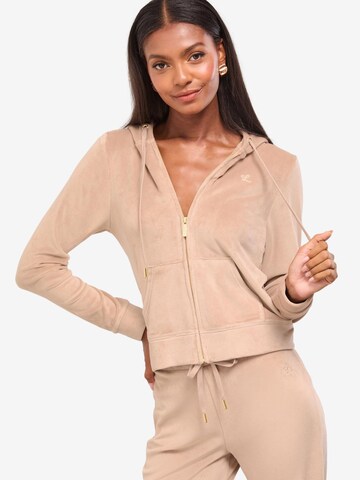 Lipsy Суичъри с качулка в кафяво: отпред