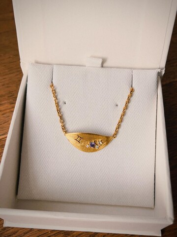 Braccialetto '18k Gold Plated Gemini | Tweelingen Zodiac' di Sally Jane Jewelry in oro