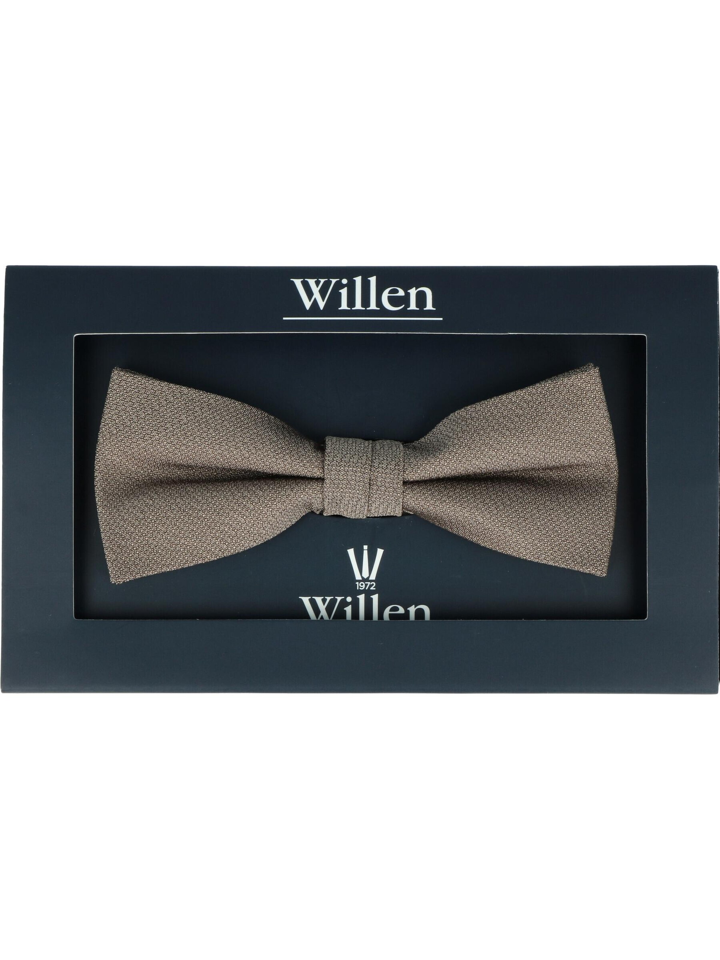 WILLEN Bow Tie 'Uni Struktur' in Grey