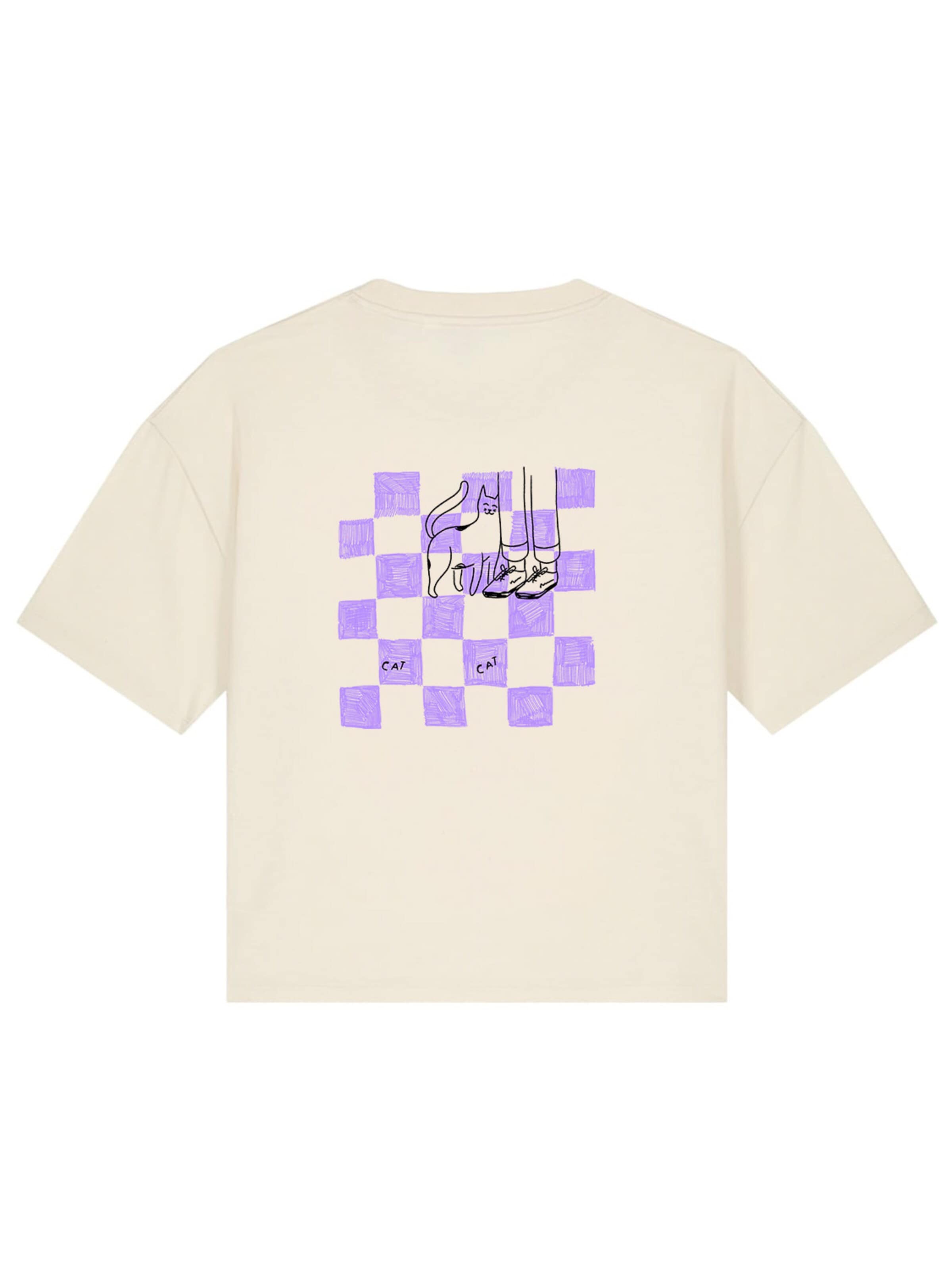 Kultgut Shirt 'Snooze' in Beige: front