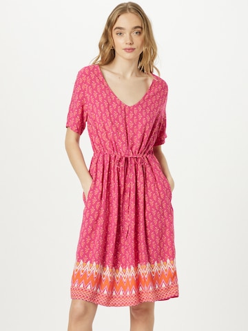 Cream Summer Dress 'Vimma' in Pink: front