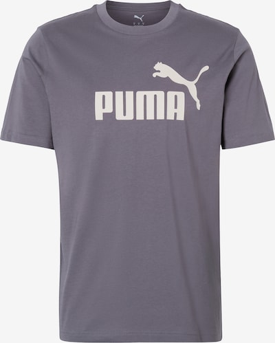 S dydžio Sportiniai marškinėliai 'ESS No. 1' iš PUMA, spalva – pilka / balkšva, Prekių apžvalga