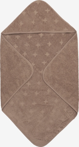 Serviette Müsli by GREEN COTTON en marron : devant