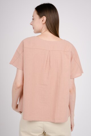 GIORDANO V-Shirt in Pink