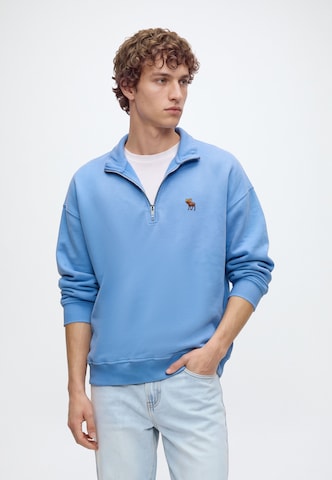 Abercrombie & Fitch Μπλούζα φούτερ 'SILVER LAKE' σε μπλε: μπροστά