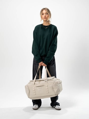 Kapten & Son - Mala de viagem 'Lisbon Duffle Backpack Medium' em bege: frente